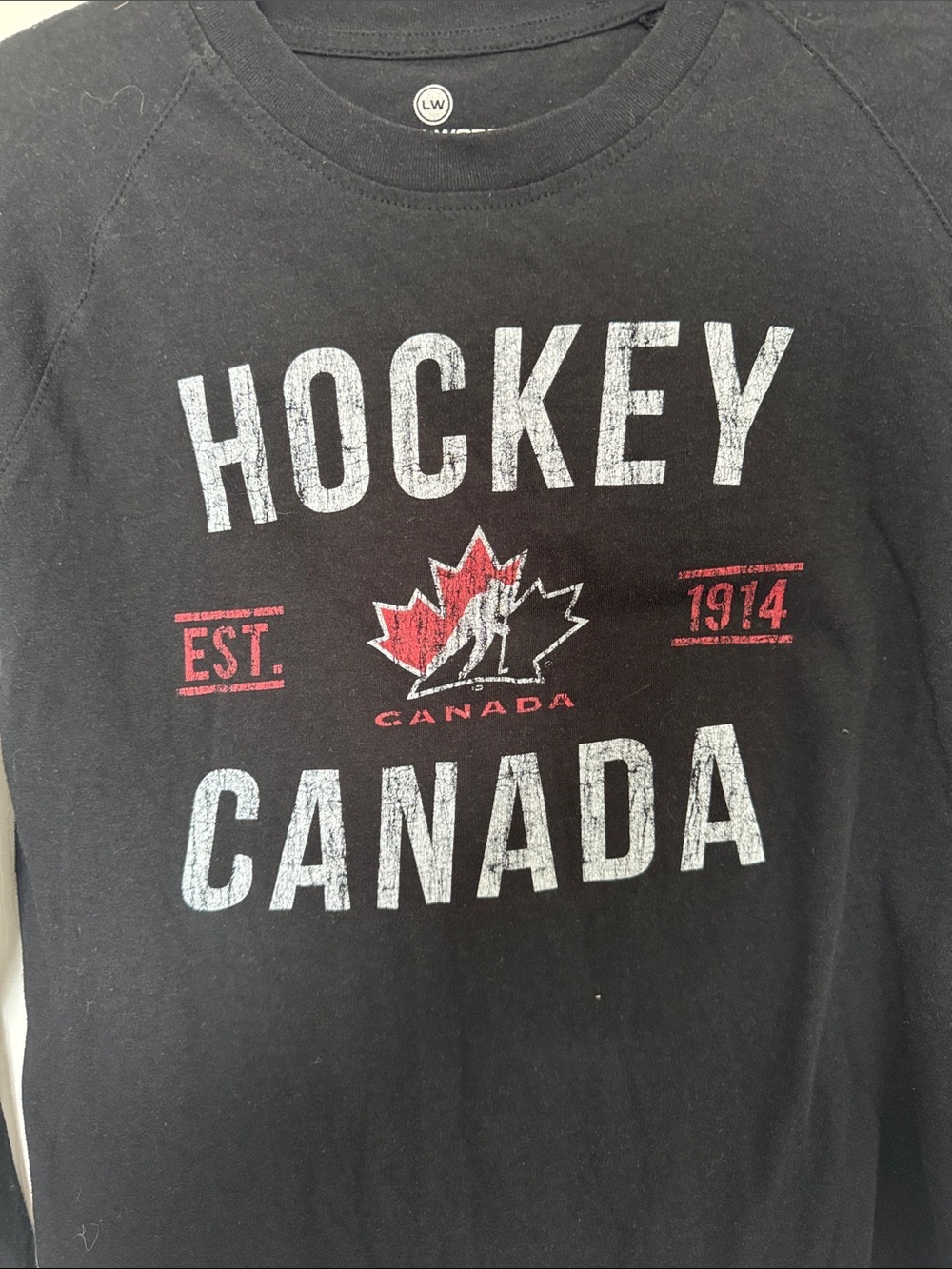 Levelwear Hockey Canada Youth Graphic Long Sleeve Shirt Size 10-12 - Picture 3 of 4